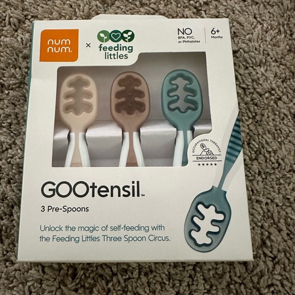 NumNum GOOtensil Toddler Utensils 3-Pack - Picture 2 of 4